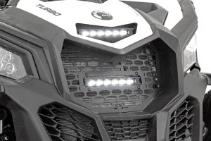 Can-Am Maverick X3 Max Turbo R LED Light Kit - Grille Mount - Rough Country - 6